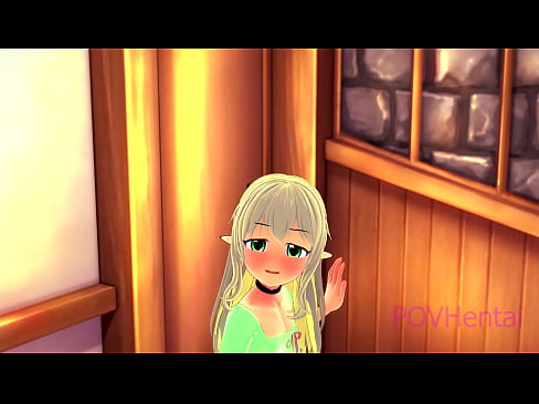 ❤️ (Trap) Elvish maid توهان جي منهن ڌوئڻ ۾ مدد ڪري ٿي. ️❤